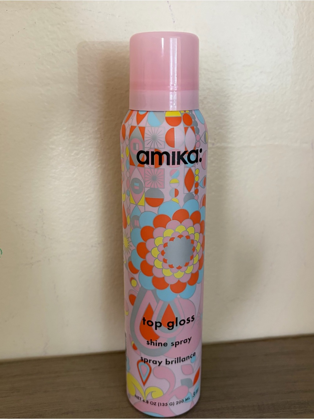 Amika Top Gloss Shine Spray 4.8 oz. New!